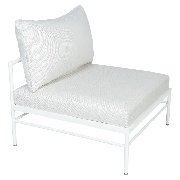 Fermob Rivage Chauffeuse Blanc coton 01 Perle D4
