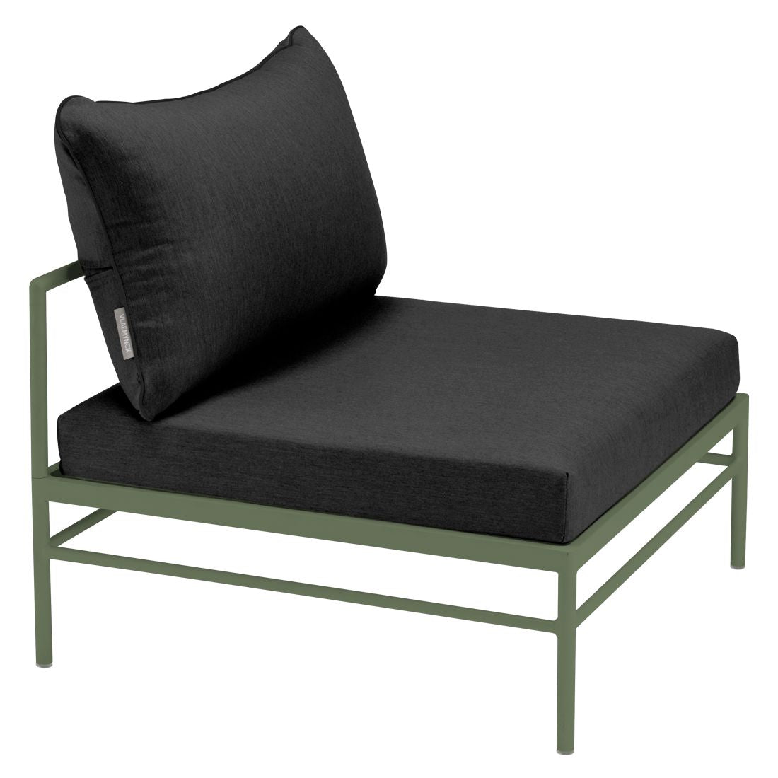 Fermob Rivage Chauffeuse Cactus 82 Natté Sunbrella Gris Nuit M01282