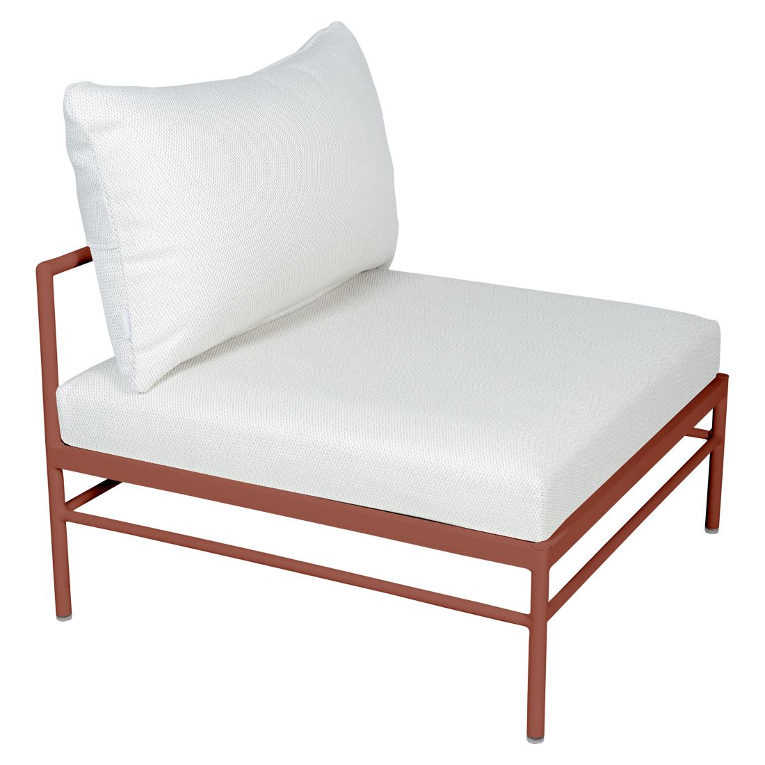 Fermob Rivage Chauffeuse Ocre rouge 20 Perle D4