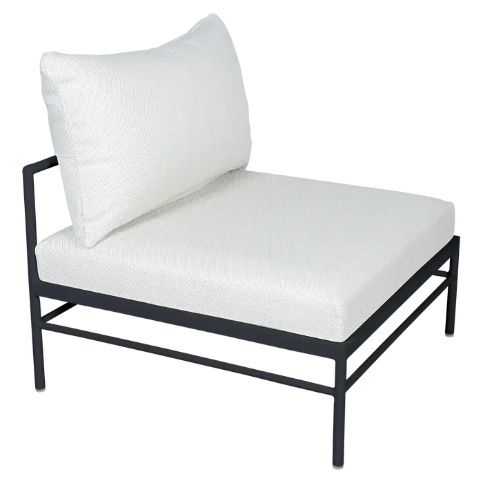 Fermob Rivage Chauffeuse Réglisse 42 Perle D4