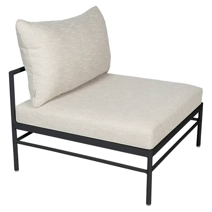 Fermob Rivage Chauffeuse Réglisse 42 Teint Masse Texture Osier M0605