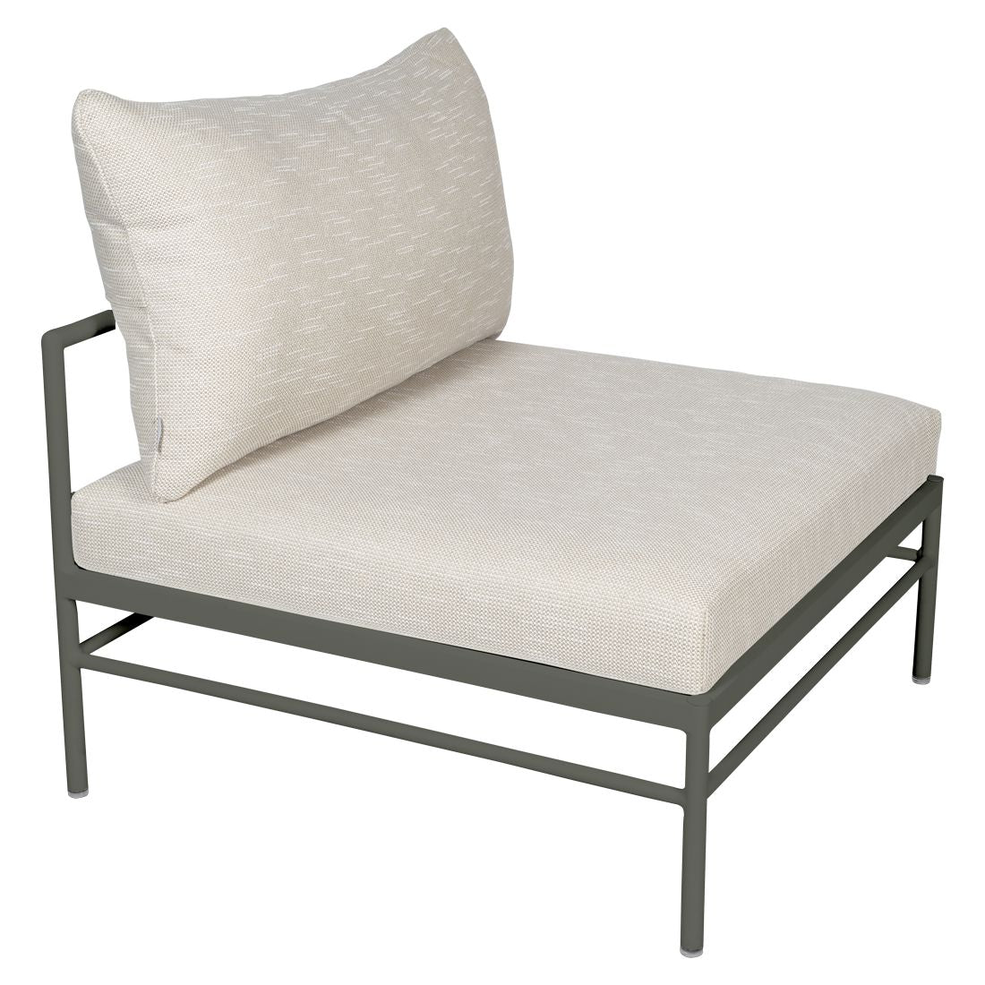 Fermob Rivage Chauffeuse Romarin 48 Teint Masse Texture Osier M0605