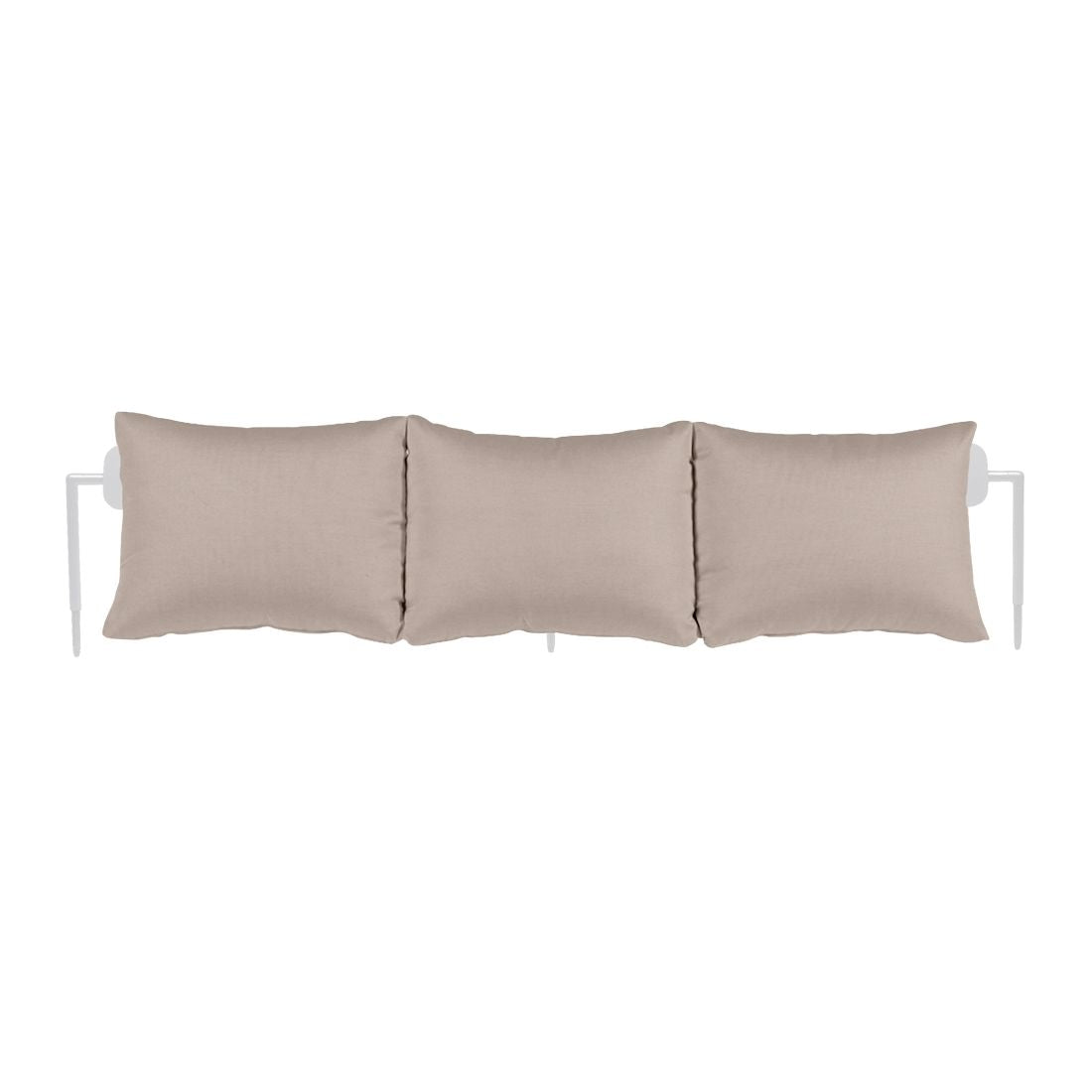 Fermob Rivage Dossier pour bain de soleil Blanc coton 01 Natté Sunbrella Ficelle M0610