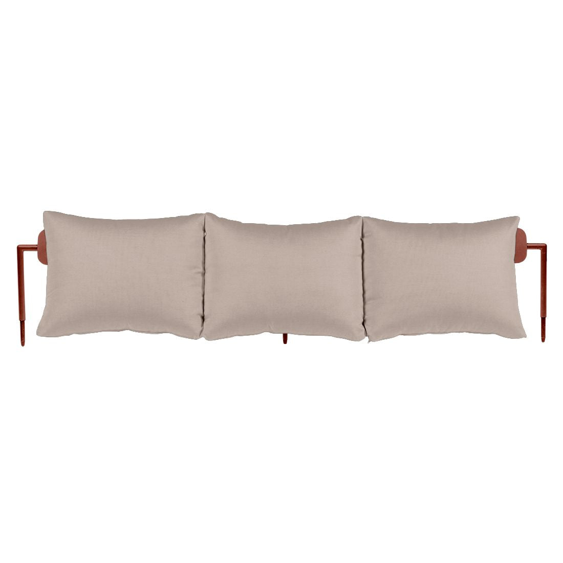 Fermob Rivage Dossier pour bain de soleil Ocre rouge 20 Natté Sunbrella Ficelle M0610