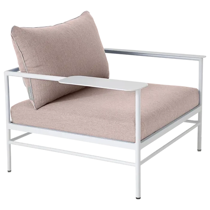 Fermob Rivage Fauteuil bas Blanc coton 01 Teint Masse Papyrus M0602
