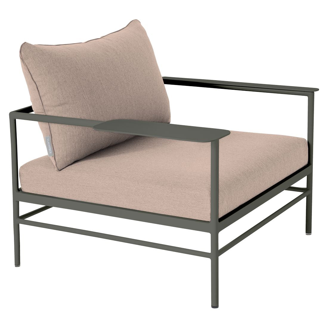 Fermob Rivage Fauteuil bas Romarin 48 Natté Sunbrella Ficelle M0610