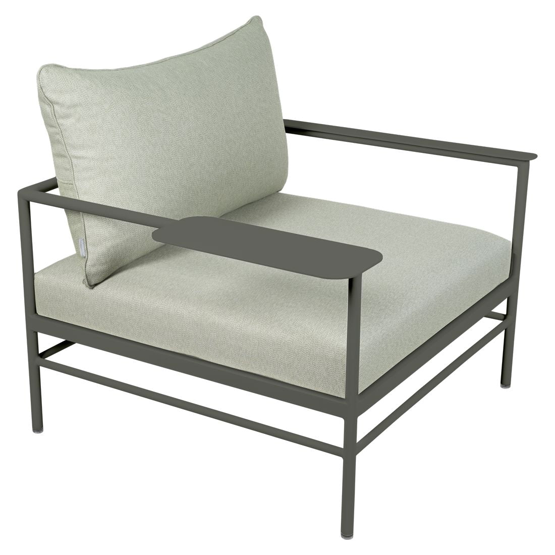 Fermob Rivage Fauteuil bas Romarin 48 Teint Masse Mix Vert Prairie M01354
