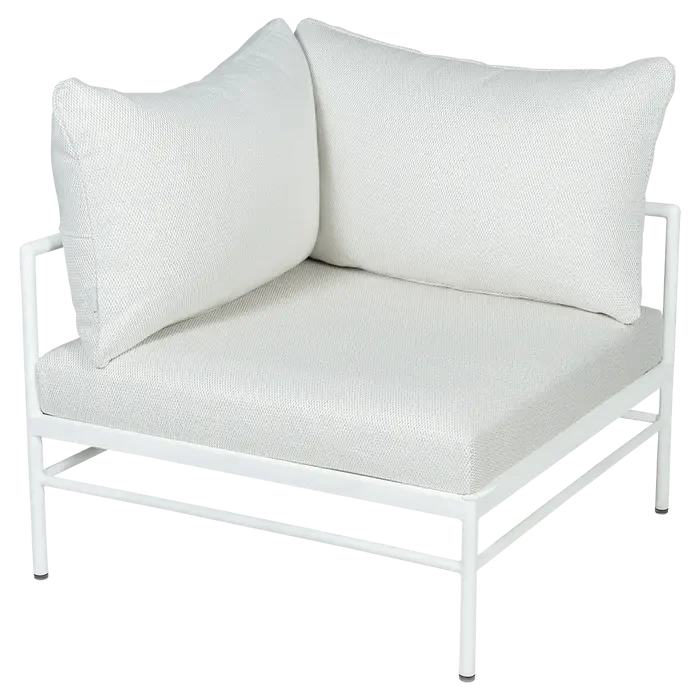 Fermob Rivage Fauteuil d'angle Blanc coton 01 Perle D4