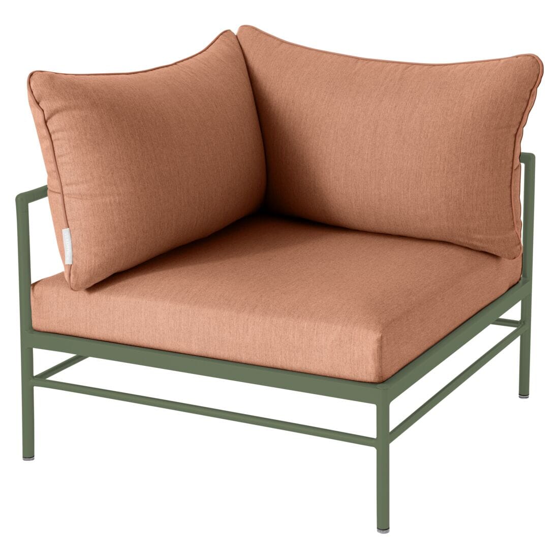 Fermob Rivage Fauteuil d'angle Cactus 82 Natté Sunbrella Pêche M0138