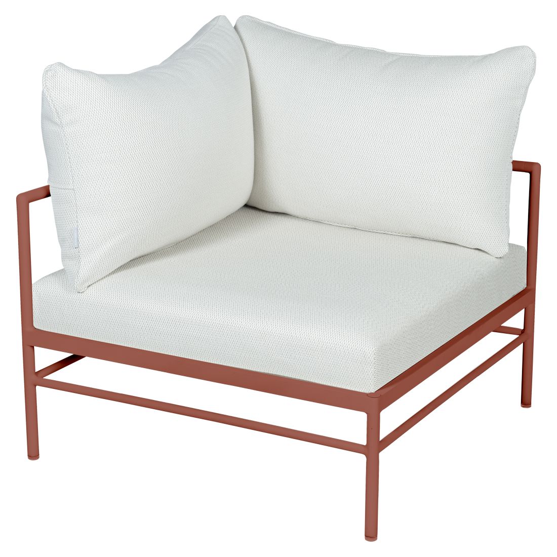 Fermob Rivage Fauteuil d'angle Ocre rouge 20 Perle D4