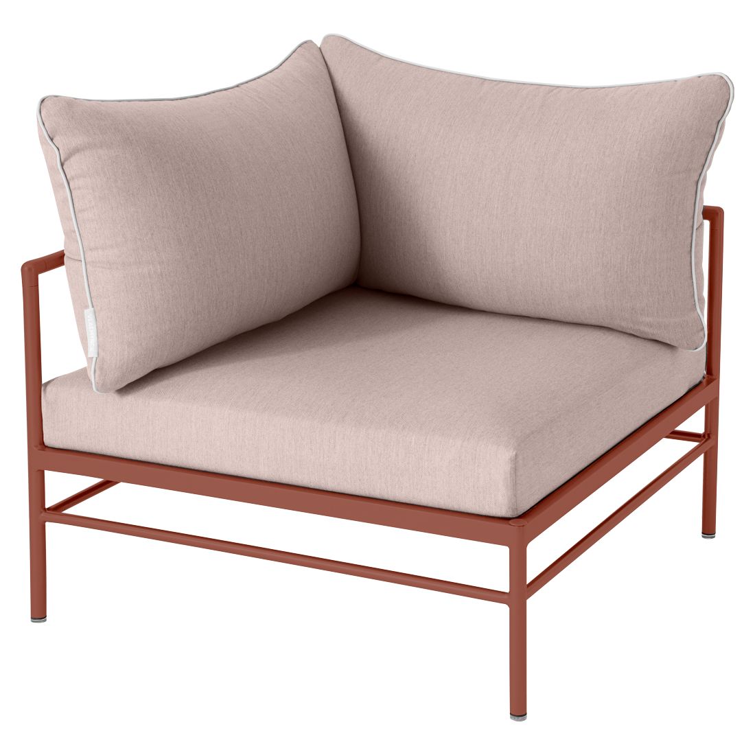 Fermob Rivage Fauteuil d'angle Ocre rouge 20 Teint Masse Papyrus M0602