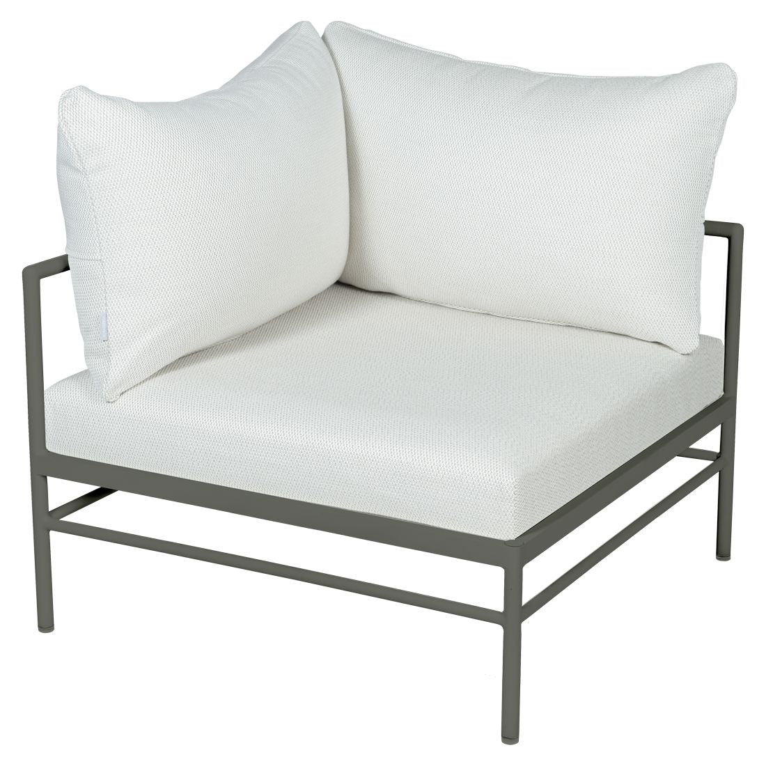 Fermob Rivage Fauteuil d'angle Romarin 48 Perle D4