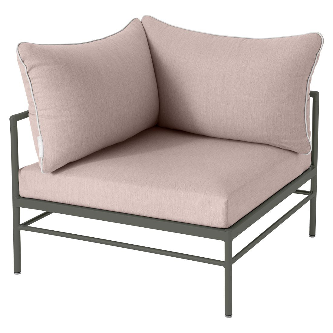 Fermob Rivage Fauteuil d'angle Romarin 48 Teint Masse Papyrus M0602