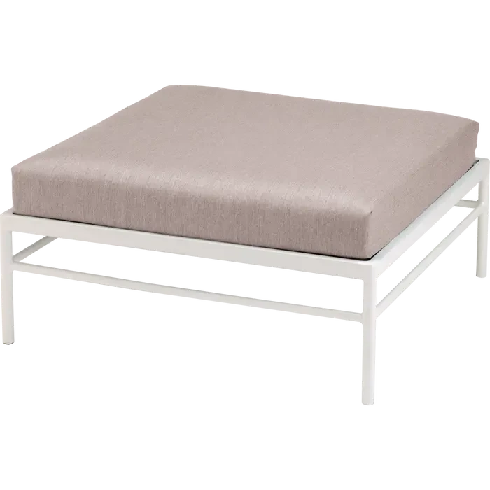 Fermob Rivage Pouf Blanc coton 01 Teint Masse Papyrus M0602