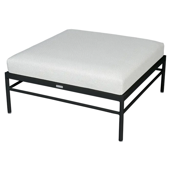Fermob Rivage Pouf Réglisse 42 Perle D4