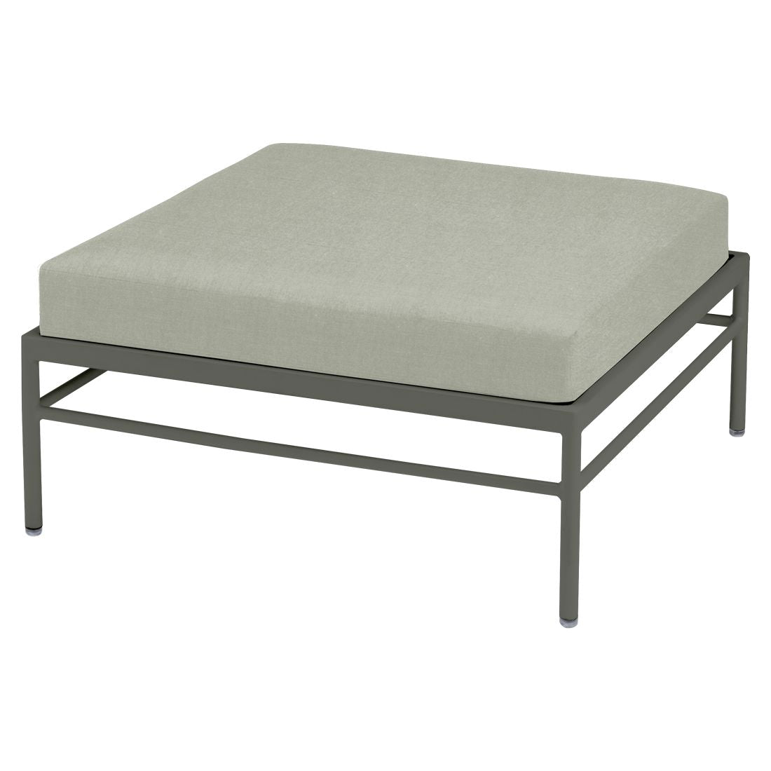 Fermob Rivage Pouf Romarin 48 Teint Masse Mix Vert Prairie M01354