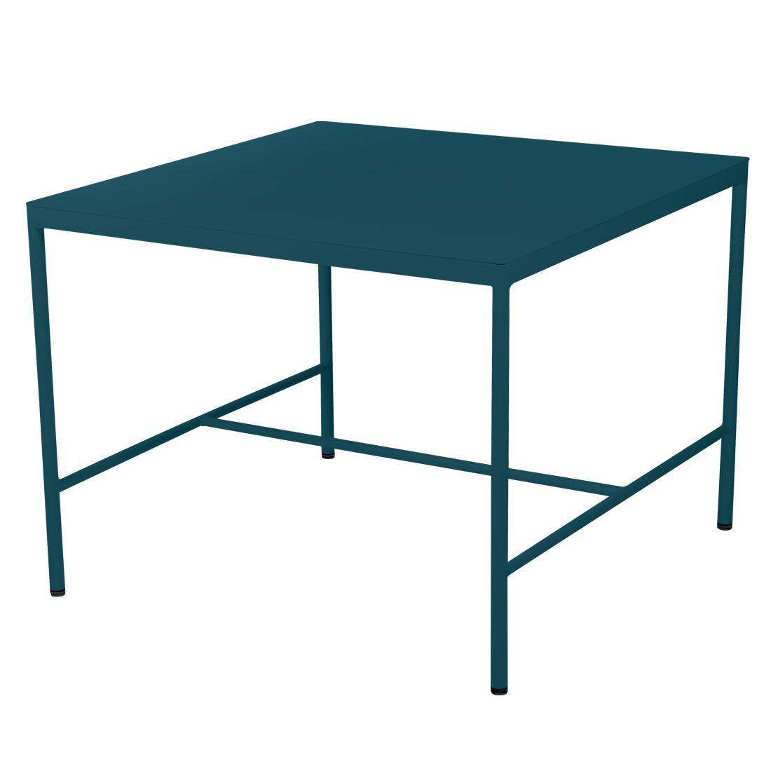 Fermob Rivage Table mi-hauteur 85x85cm Bleu acapulco 21
