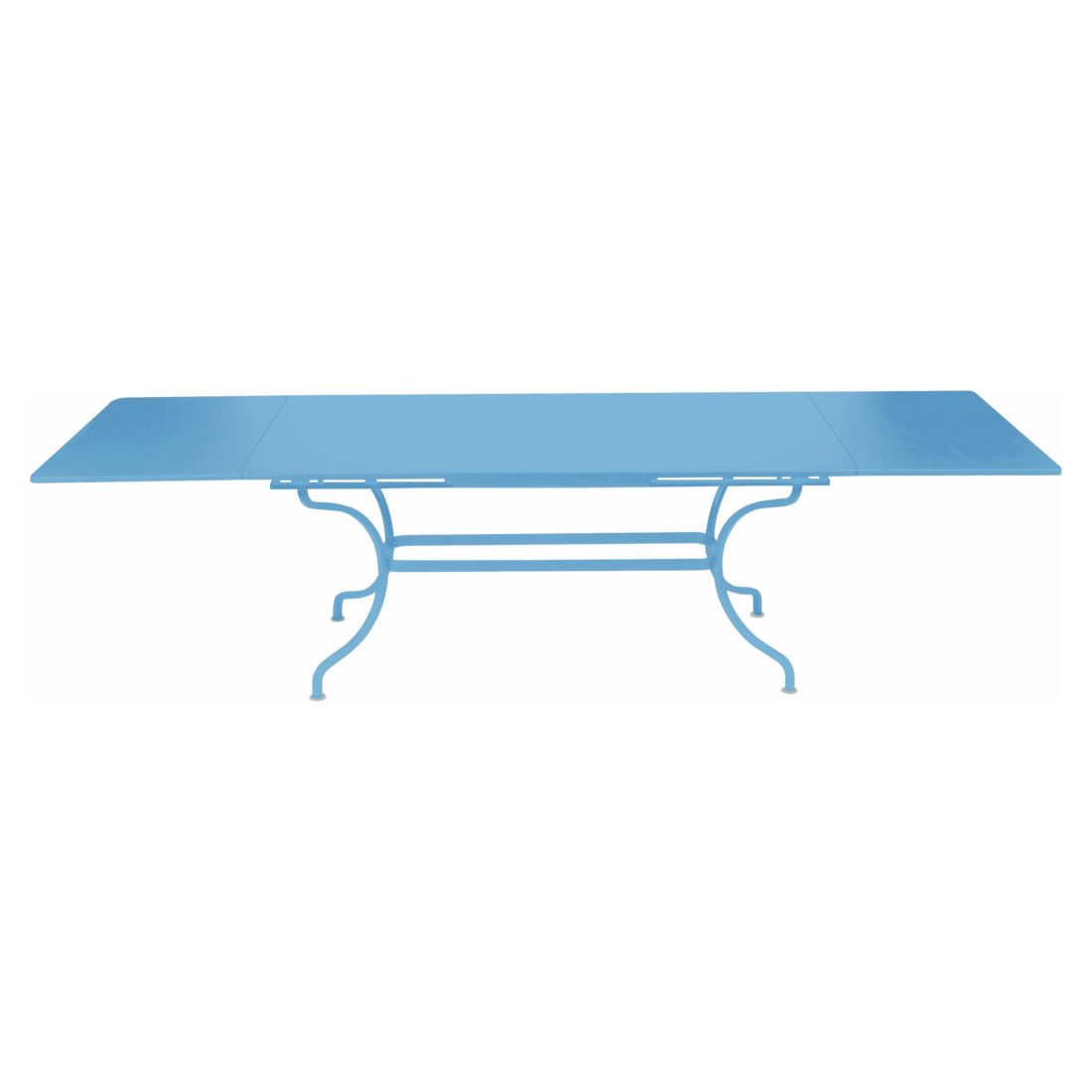 Fermob Romane Table à allonges 200/300 x 100cm Bleu maya E1