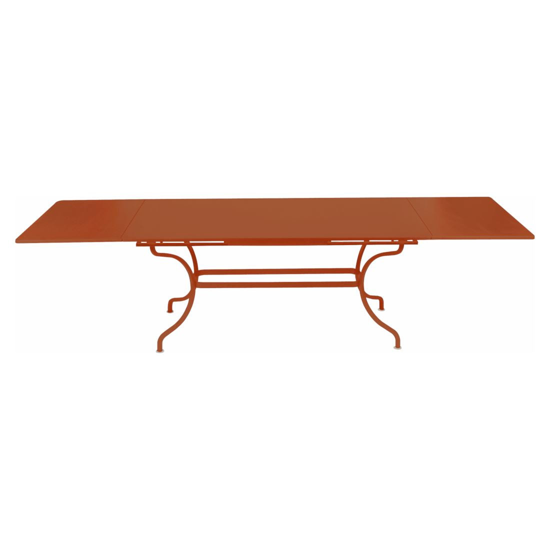 Fermob Romane Table à allonges 200/300 x 100cm Orange confite E2