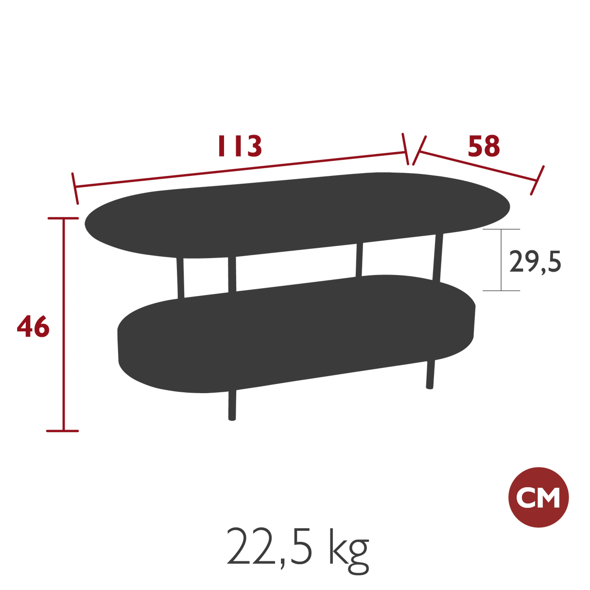 Fermob Salsa Table basse