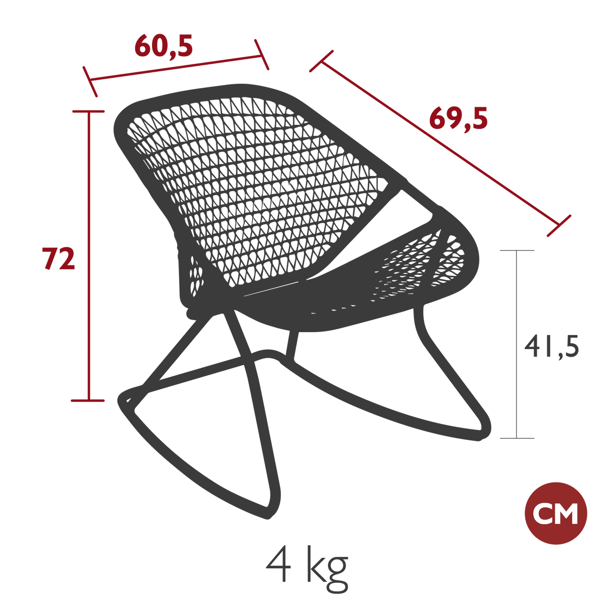 Fermob Sixties Rocking chair