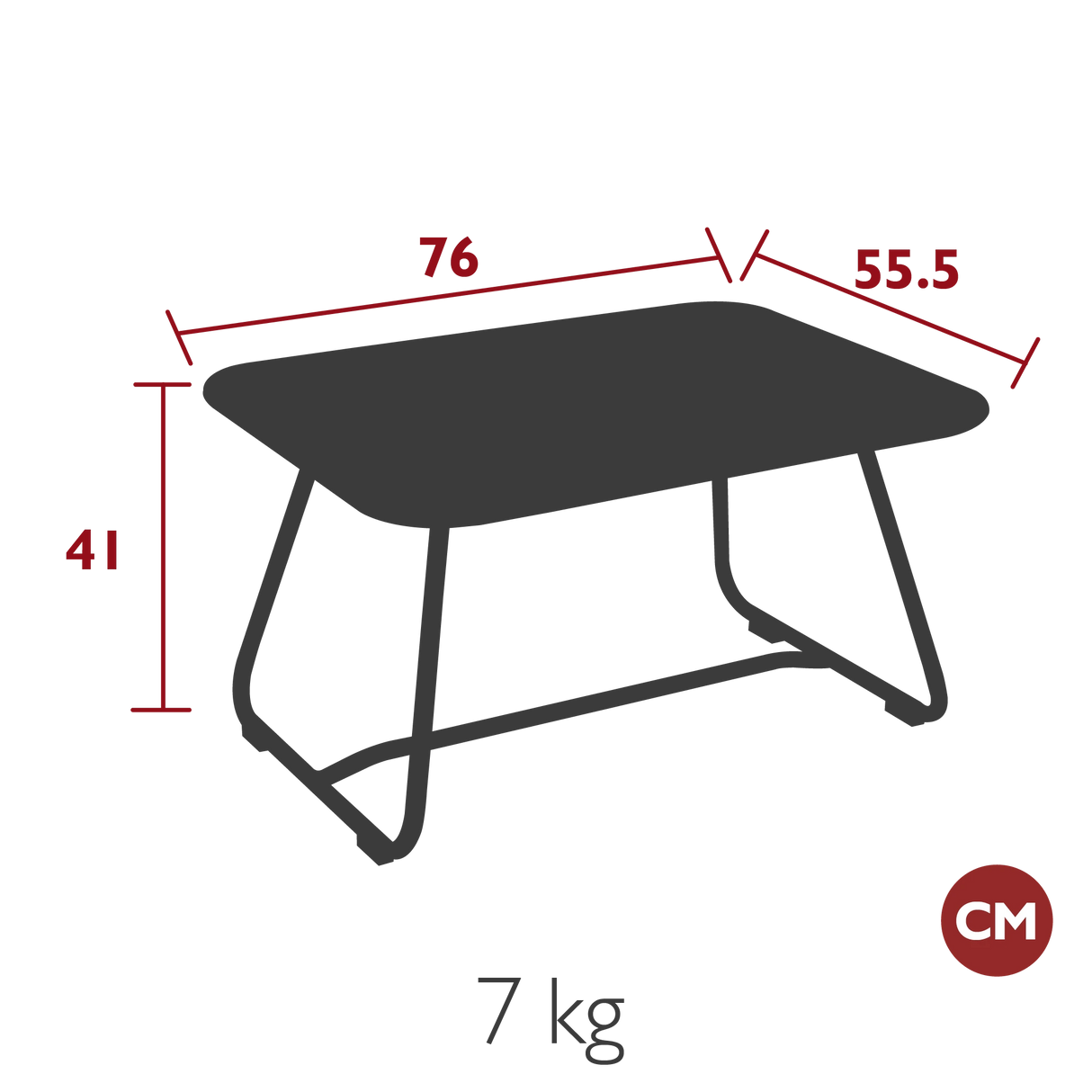 Fermob Sixties Table basse