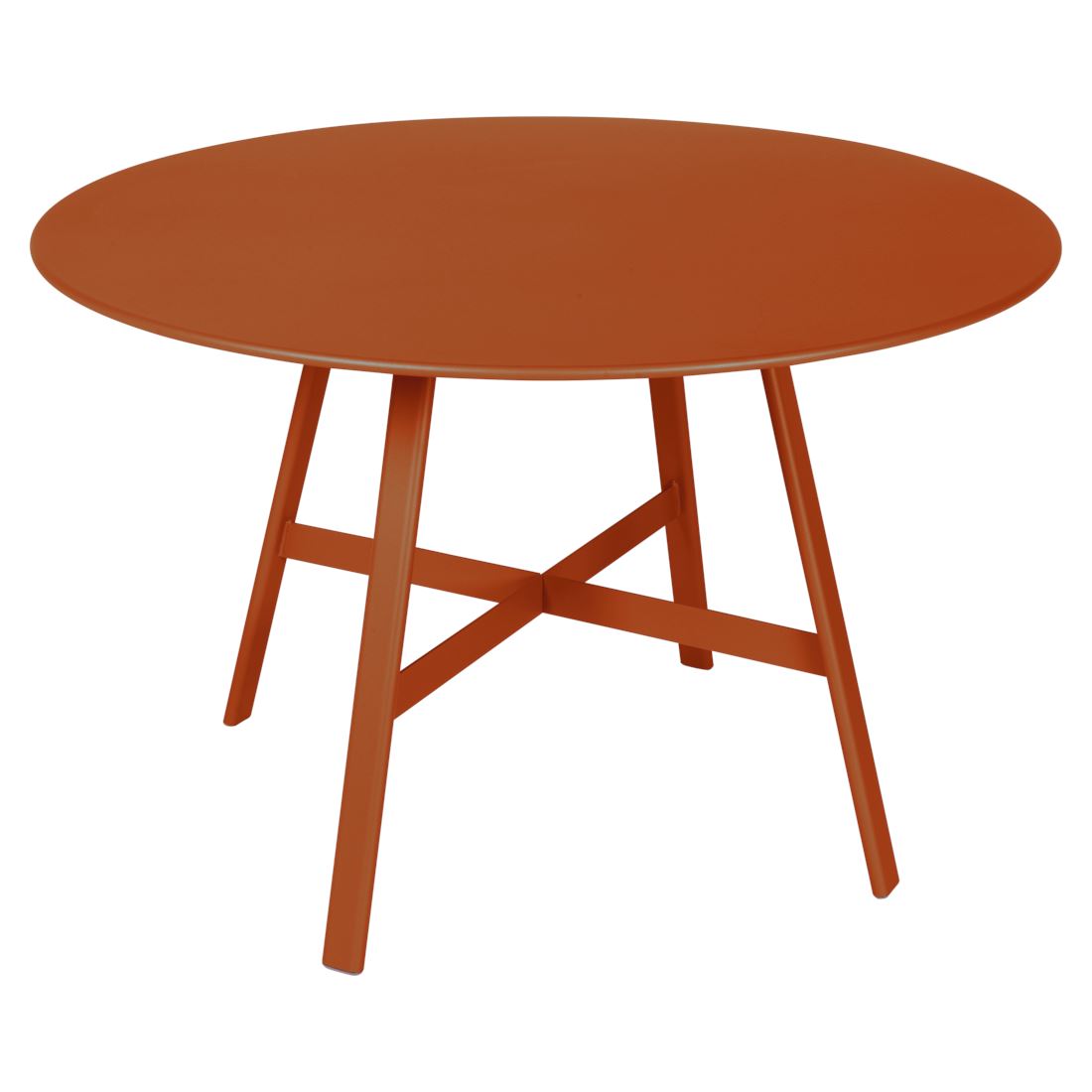 Fermob So'O Table Ø 117cm Orange confite E2
