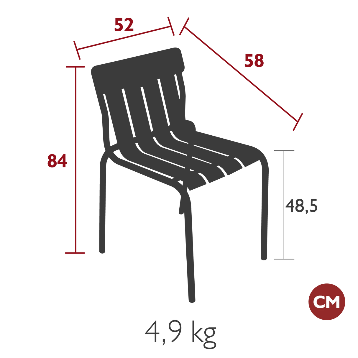 Fermob Stripe Chaise