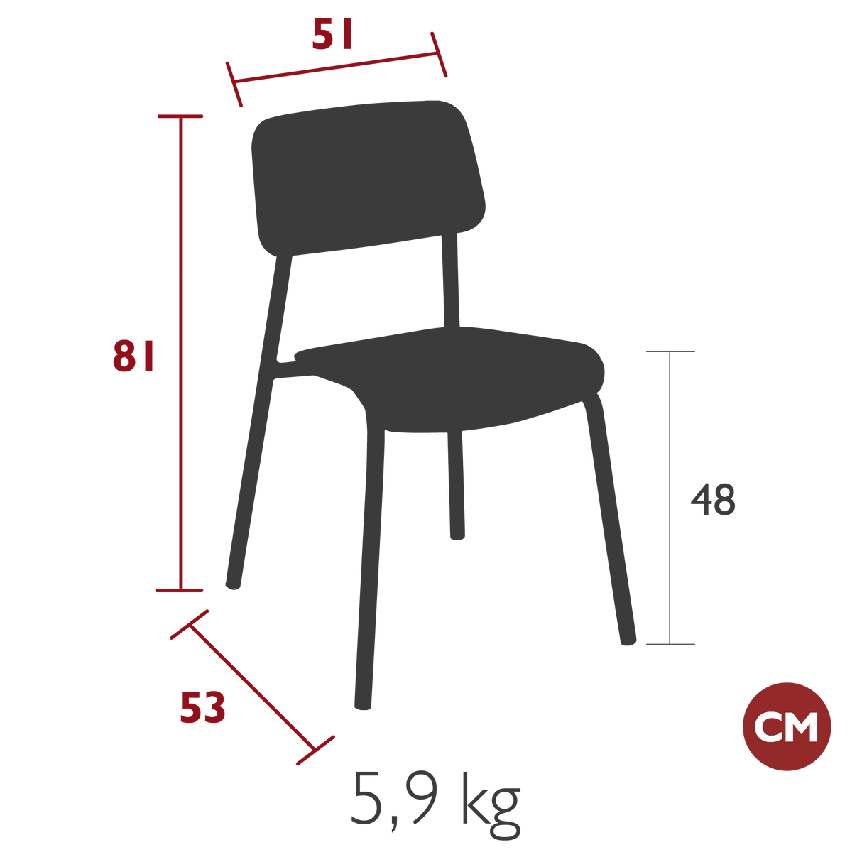Fermob Studie Chaise