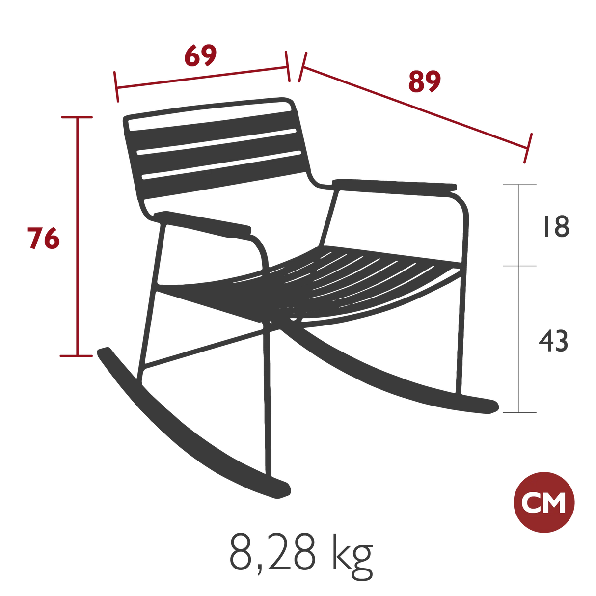 Fermob Surprising Rocking Chair