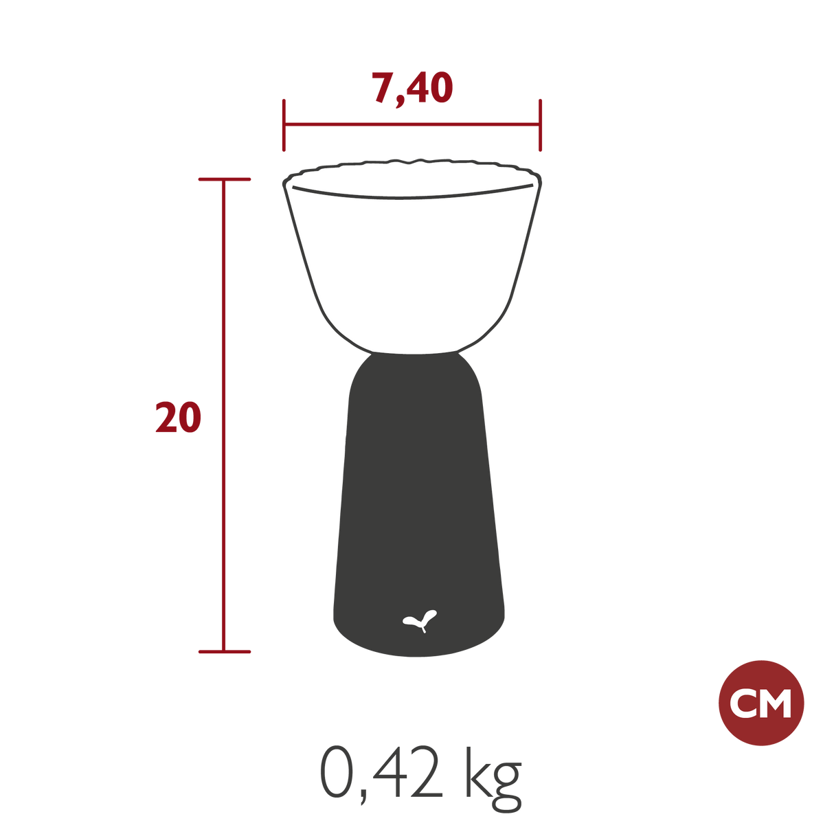 Fermob Swiing Lampe LED sans fil