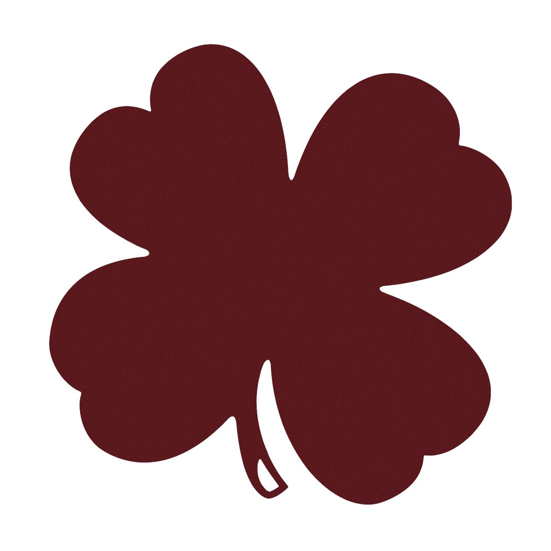 Fermob Trèfle Dessous de plat 27 x 27cm Cerise noire B9