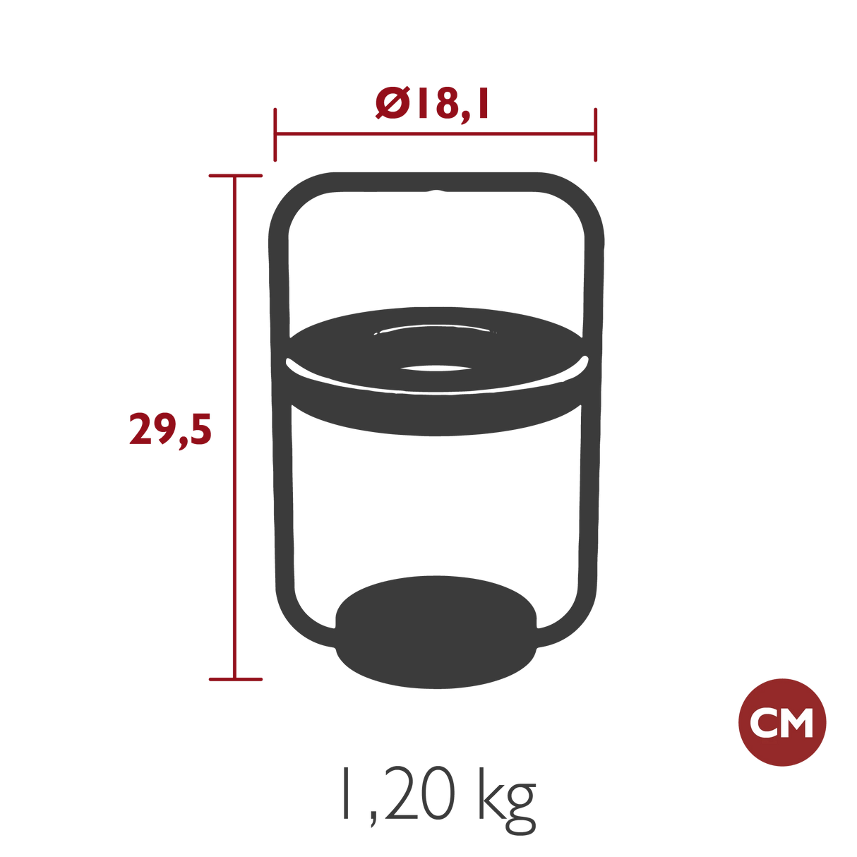Fermob Ulli Lampe Monochrome H.30