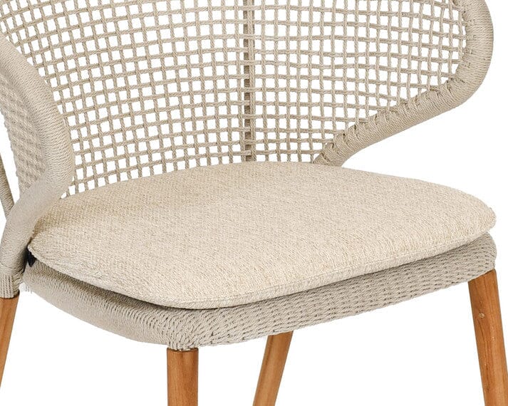 Fischer Möbel Faro Coussin d'assise pour fauteuil repas Sahara 652 QuickDry