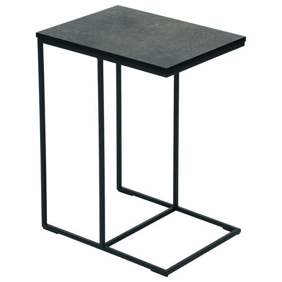 Fischer Möbel Flora Lounge Add-on Table d'appoint 41x30cm H:52cm HPL Titan 75