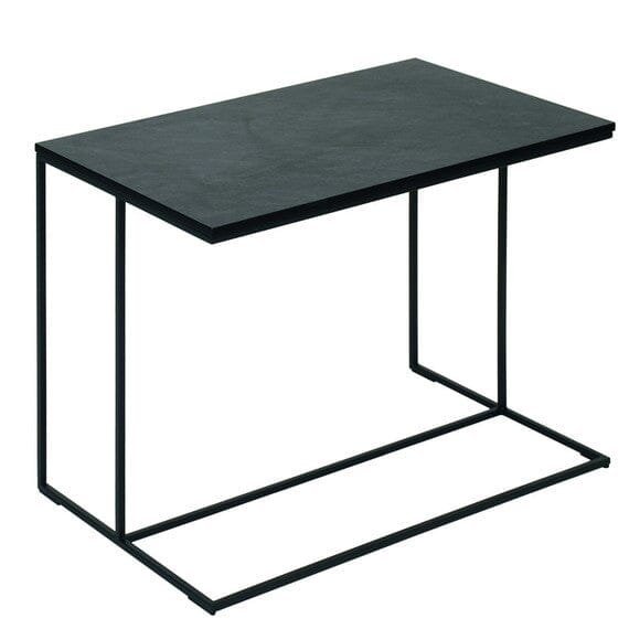 Fischer Möbel Flora Lounge Add-on Table d’appoint 67x41cm H:52cm HPL Ardesia 79