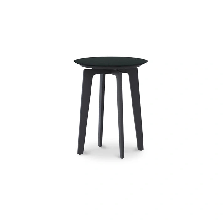 Gate Living Sidebord Table d'appoint Ø40cm h:50cm Acier Anthracite Plateau Céramique