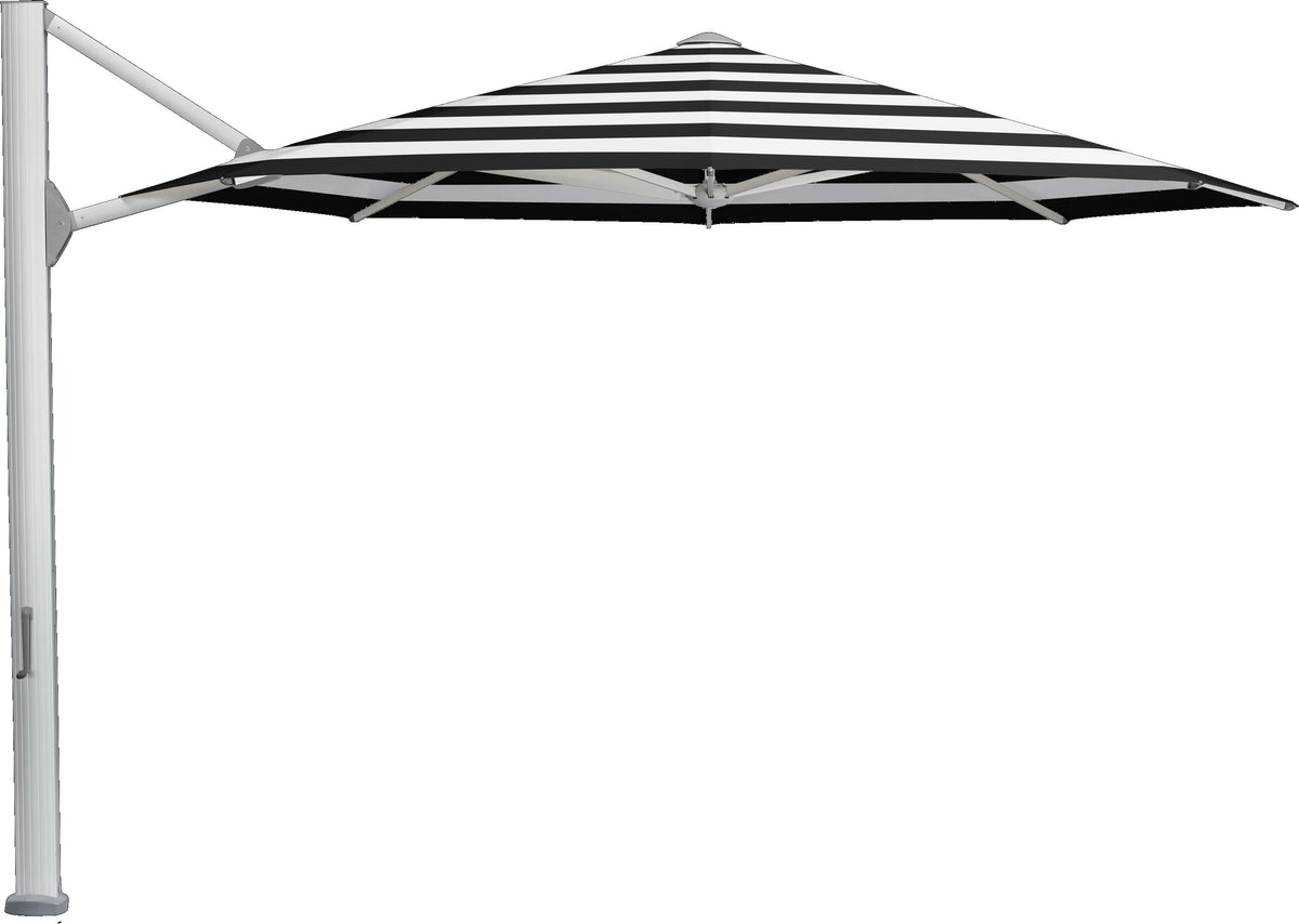 Glatz AMBIENTE Nova Parasol Professionnel Ø400cm Qualité 5 · 810 Black Stripe