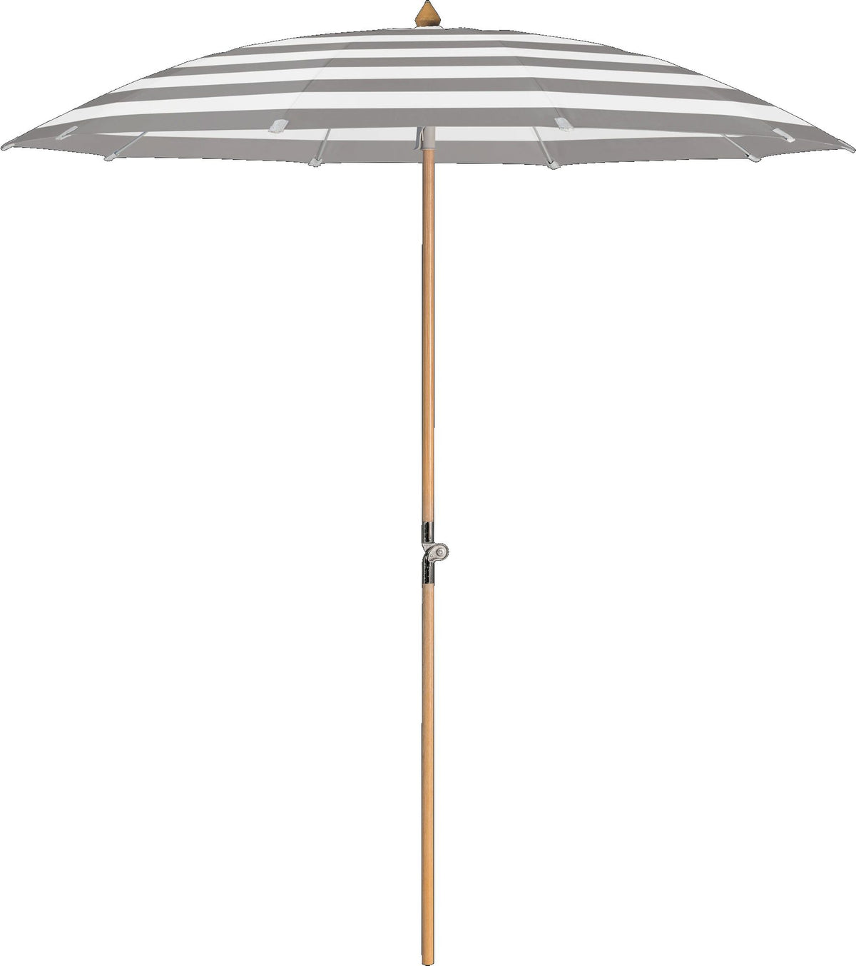 Glatz Parasol ALEXO® Ø200cm Qualité 5 · 570 Steel Stripe
