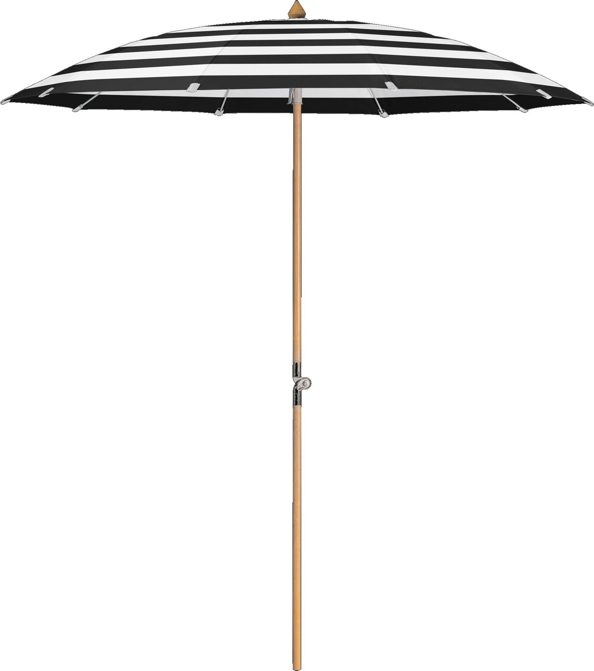 Glatz Parasol ALEXO® Ø200cm Qualité 5 · 810 Black Stripe