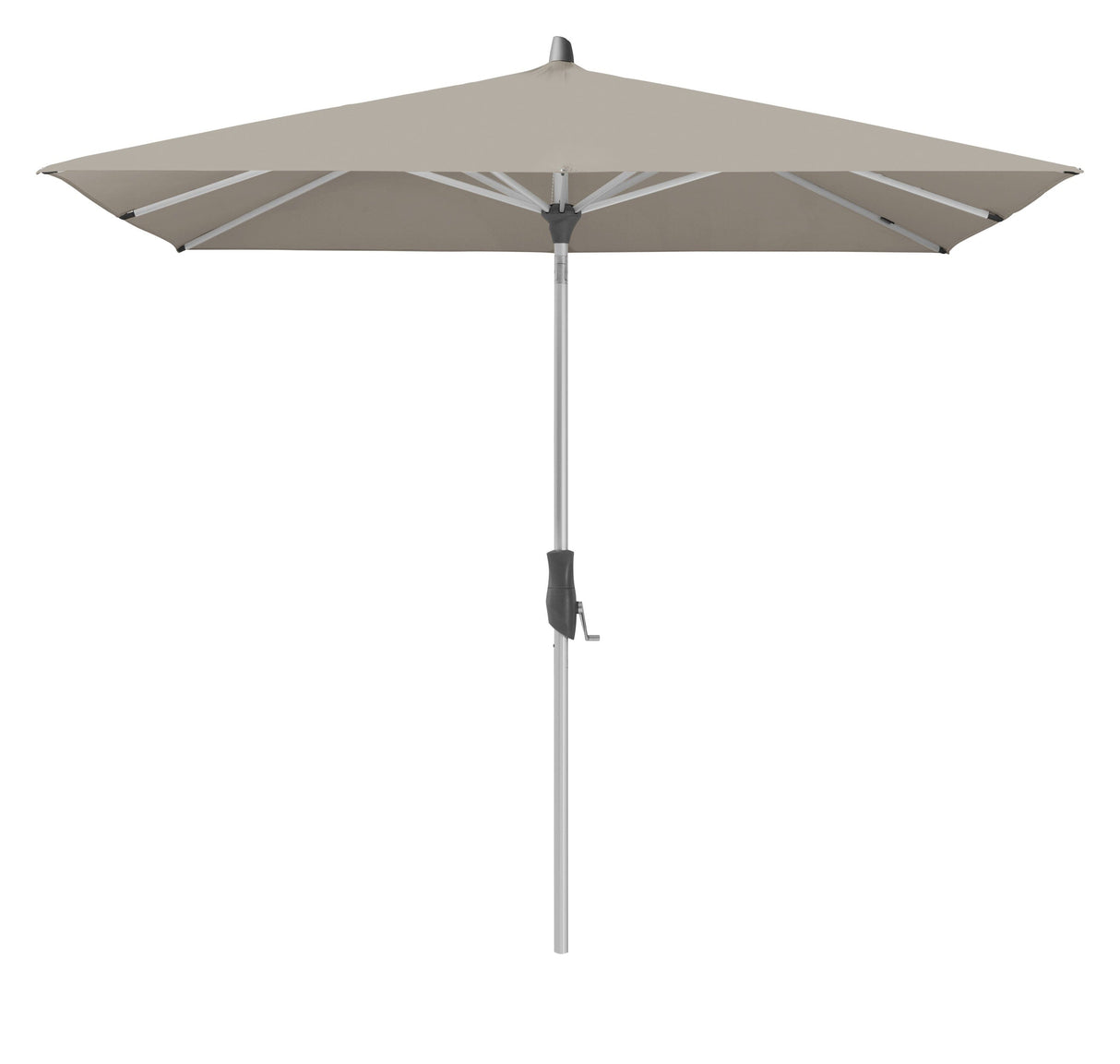 Glatz Parasol Alu-Twist easy 210x150cm 151 Ash
