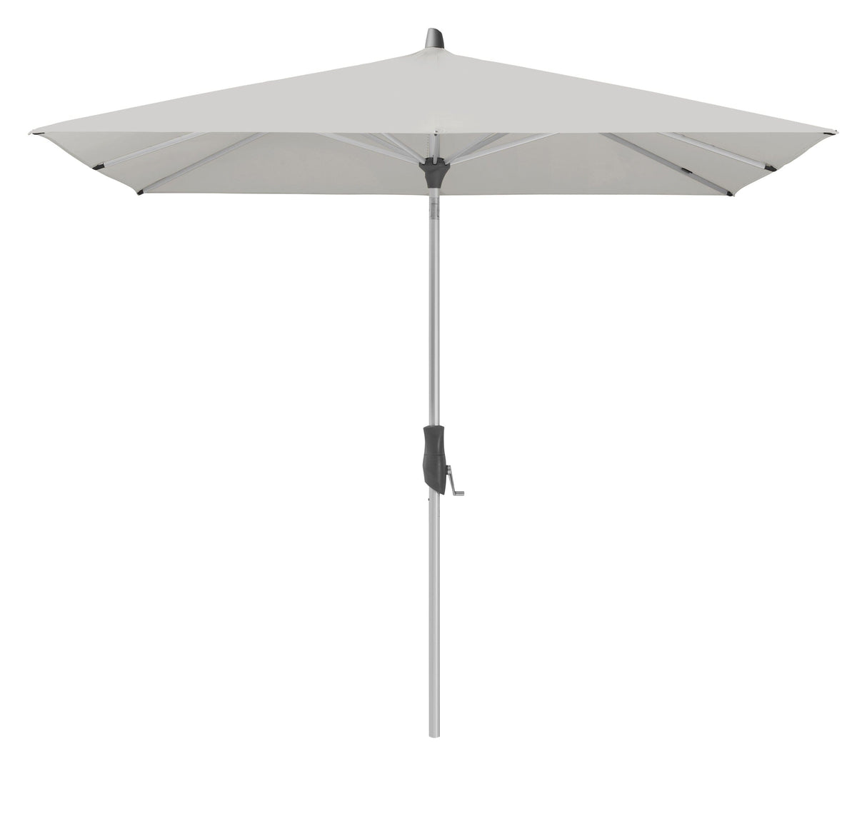 Glatz Parasol Alu-Twist easy 210x150cm 156 Pale grey