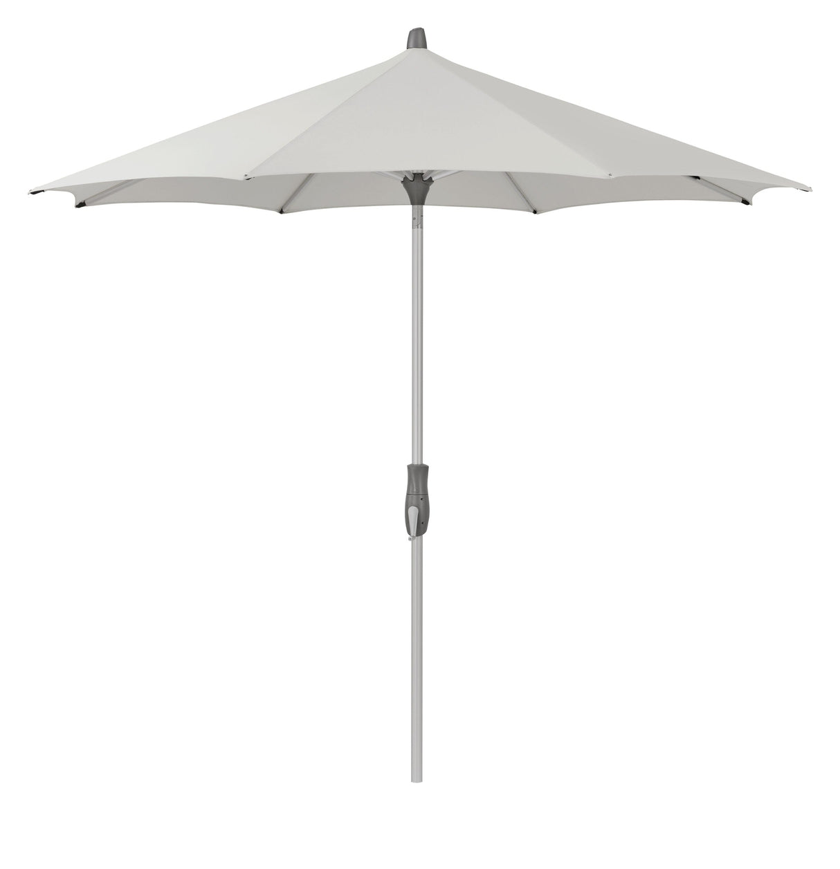 Glatz Parasol Alu-Twist easy Ø270cm 156 Pale grey