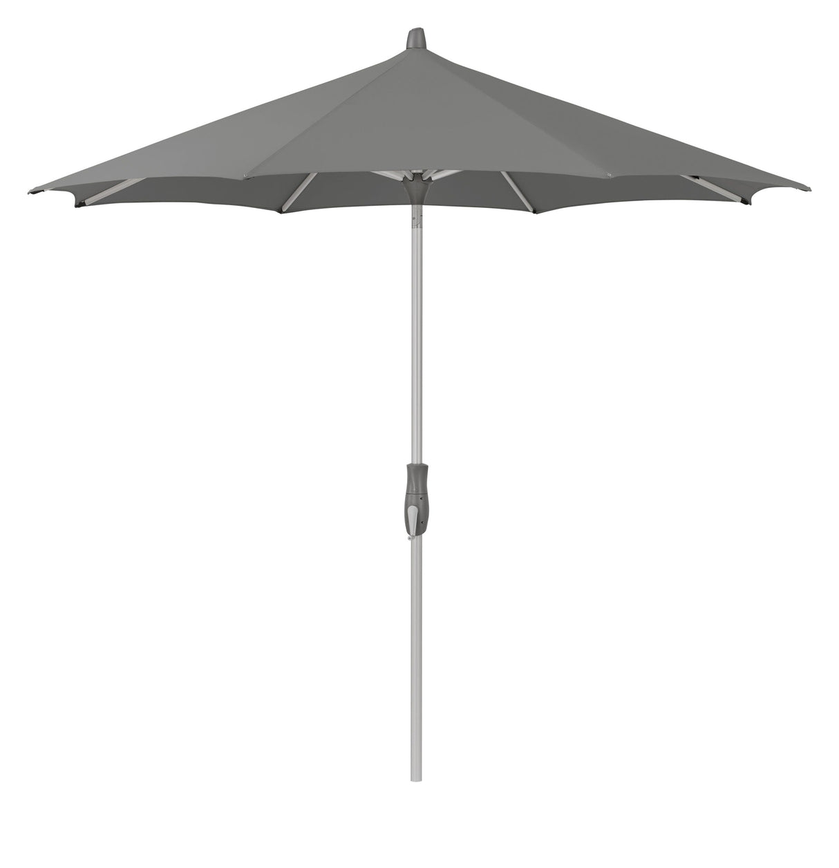 Glatz Parasol Alu-Twist easy Ø300cm 157 Stone grey