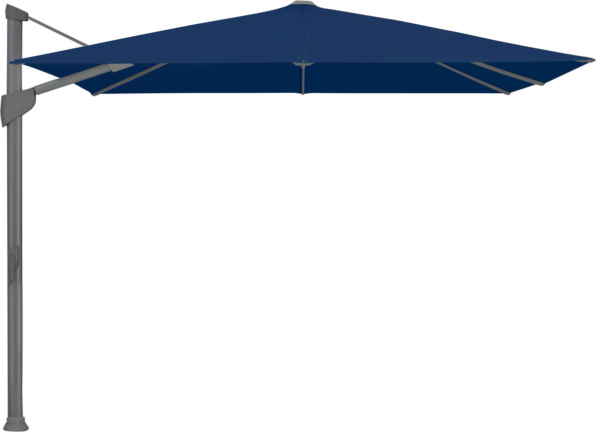 Glatz Parasol FORTANO® 300x300cm Alu laqué anthracite Qualité 5 · 530 Atlantic