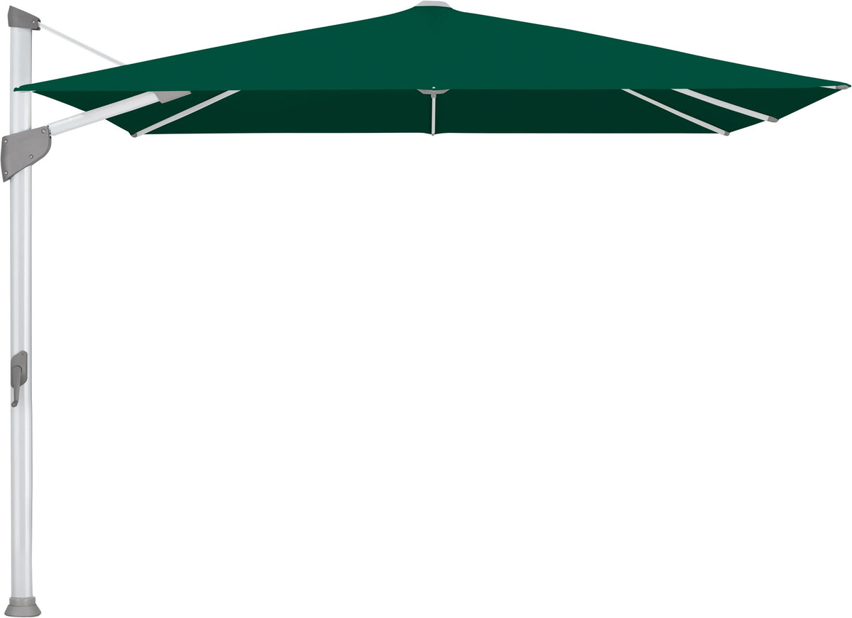 Glatz Parasol FORTANO® 300x300cm Alu naturel eloxé Qualité 5 · 521 Aloe