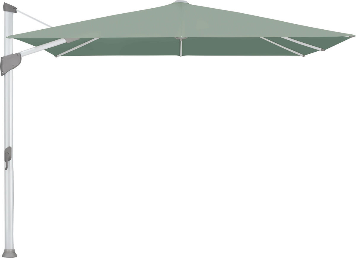 Glatz Parasol FORTANO® 300x300cm Alu naturel eloxé Qualité 5 · 588 Olive