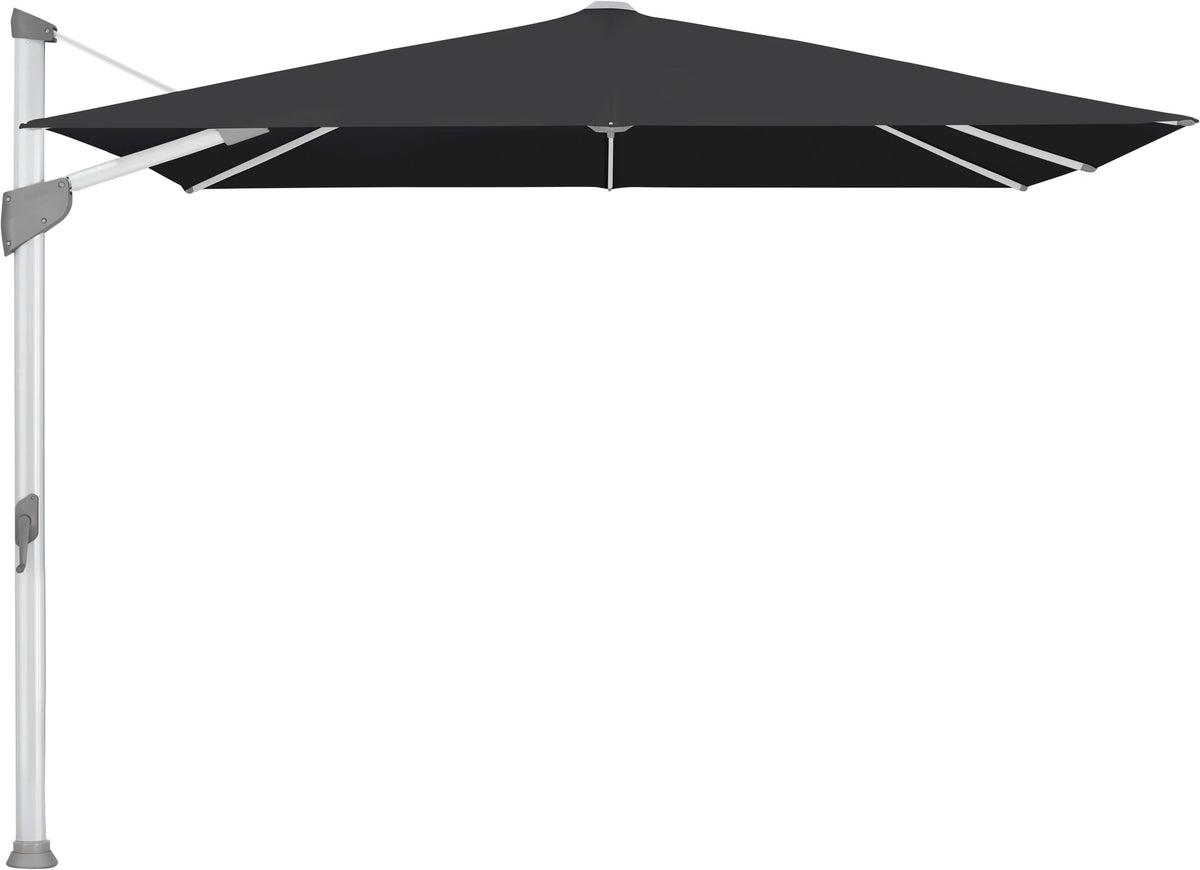 Glatz Parasol FORTANO® 300x300cm Alu naturel eloxé Qualité 5 · 615 Black