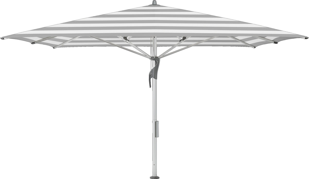 Glatz Parasol FORTELLO® LED 300x300cm Qualité 5 · 555 Grey Stripe