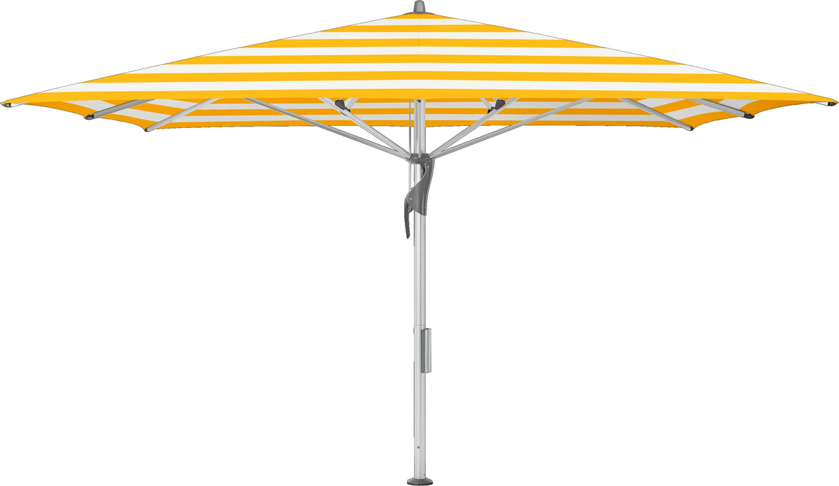 Glatz Parasol FORTELLO® LED 300x300cm Qualité 5 · 624 Yellow Stripe
